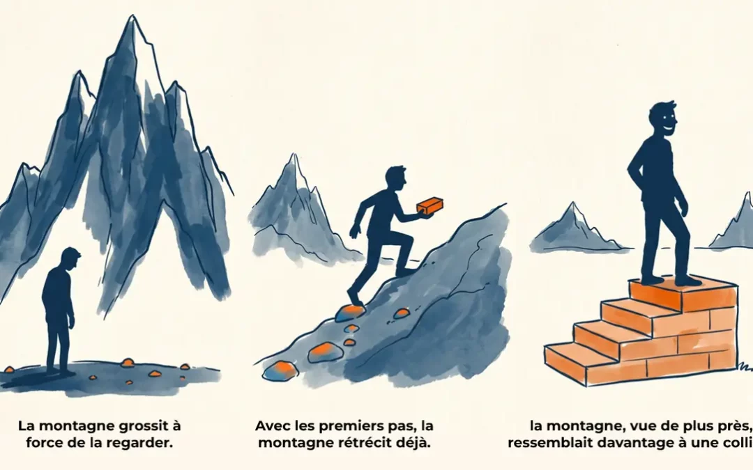 Quand le problème ressemble à une montagne, commencez par poser une brique